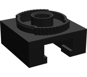 LEGO Zwart Turntable Basis 4 x 4 Poten (30516)