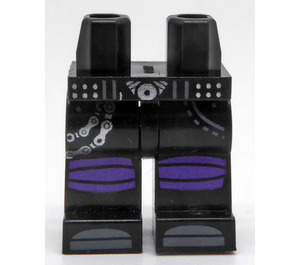 LEGO Black Ultra Violet Minifigure Hips and Legs (3815 / 37264)