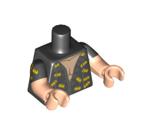 LEGO Black Vacation Batman Minifig Torso (973 / 16360)