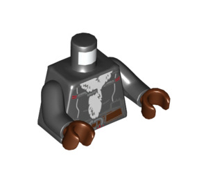 LEGO Schwarz Val Minifig Torso (973 / 76382)