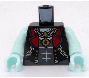 LEGO Noir Vampire Guitarist Torse (973)