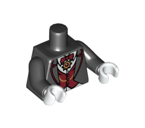 LEGO Schwarz Vampire Torso (973 / 88585)