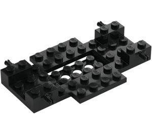 LEGO Black Vehicle Base 6 x 10 (65202)