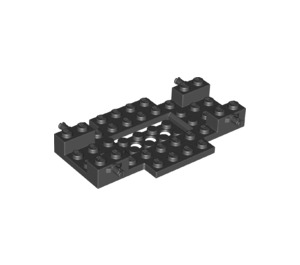 LEGO Noir Véhicule Base 6 x 10 (65202)