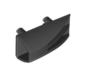 LEGO Black Vehicle Side Flaring Intake 1 x 4 (30647)