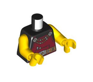 LEGO Noir Viking Torse (973 / 76382)