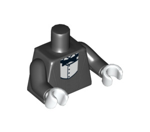 LEGO Noir Waiter Torse (973 / 88585)