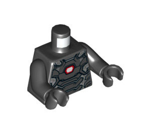 LEGO Black War Machine (Civil War) Minifig Torso (973 / 76382)