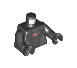 LEGO Black War Machine Minifig Torso (973 / 76382)