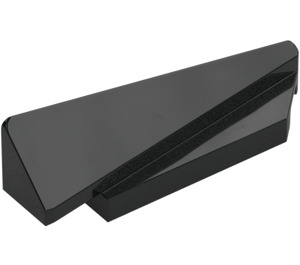 LEGO Black Wedge 1 x 5 Spoiler Right (3389)