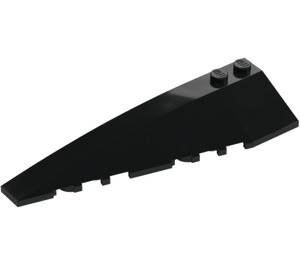 LEGO Black Wedge 10 x 3 x 1 Double Rounded Left (50955)