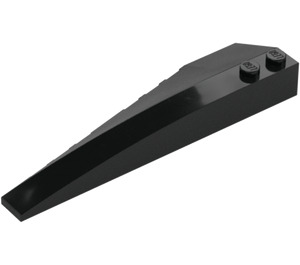 LEGO Black Wedge 10 x 3 x 1 Double Rounded Right (50956)