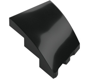 LEGO Black Wedge 2 x 3 Left (80177)