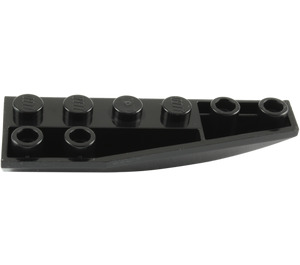LEGO Black Wedge 2 x 6 Double Inverted Right (41764)