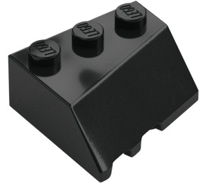 LEGO Black Wedge 3 x 3 Right (48165)