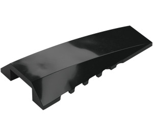 LEGO Black Wedge 4 x 8 Curved (5382)