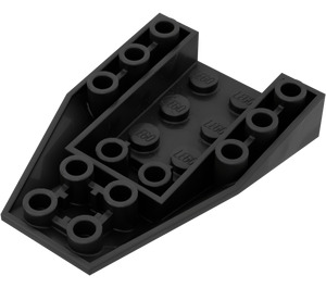 LEGO Svart Kile 6 x 4 Omvendt (4856)