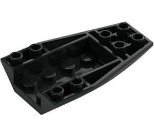 LEGO Black Wedge 6 x 4 Triple Curved Inverted (43713)