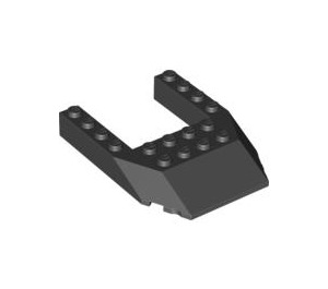 LEGO Svart Kile 6 x 8 med UtskjæRing (32084)