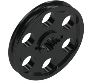 LEGO Black Wedge Belt Wheel (4185 / 49750)