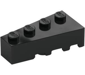 LEGO Svart Kil Kloss 2 x 4 Vänster (41768)