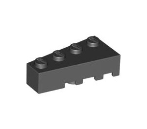 LEGO Zwart Wig Steen 2 x 4 Links (41768)