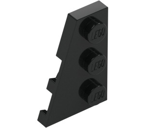 LEGO Black Wedge Plate 2 x 3 Wing Left (43723)