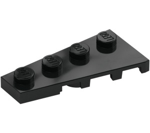 LEGO Black Wedge Plate 2 x 4 Wing Left (41770)