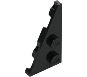 LEGO Schwarz Keil Platte 2 x 4 Flügel Links (65429)