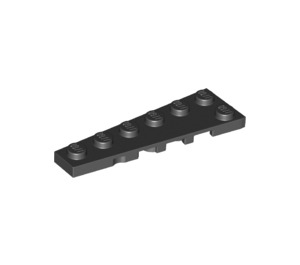 LEGO Black Wedge Plate 2 x 6 Left (78443)