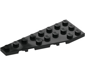 LEGO Černá Klín Deska 3 x 8 Křídlo Levý (50305)