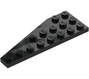 LEGO Schwarz Keil Platte 3 x 8 Flügel Rechts (50304)