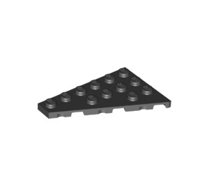LEGO Zwart Wig Plaat 4 x 6 Vleugel Links (48208)