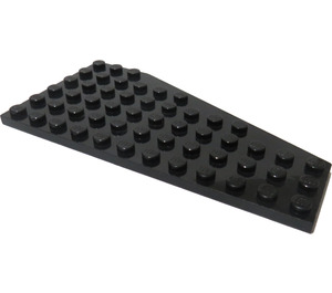 LEGO Zwart Wig Plaat 6 x 12 Vleugel Links (3632 / 30355)