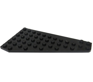 LEGO Black Wedge Plate 7 x 12 Wing Left (3586)