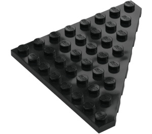 LEGO Negro Cuña Placa 8 x 8 Esquina (30504)