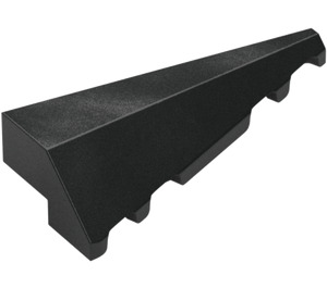 LEGO Black Wedge Slope 2 x 5 (45°) Right  (3505)