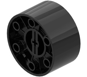 LEGO Black Wheel 24 x 43 Technic (3739)