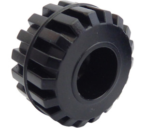 LEGO Black Wheel Big Ø21 (solid) (41864)