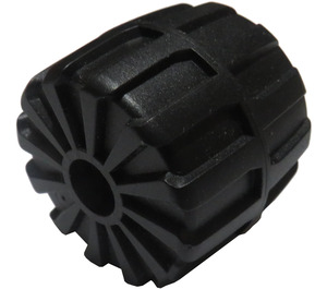 LEGO Black Wheel Hard-Plastic Medium (2593)