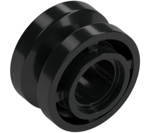 LEGO Schwarz Rad Felge Ø11.2 x 8 mit Centre Groove (42610)