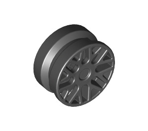 LEGO Black Wheel Rim Ø11 x 6 (93595)