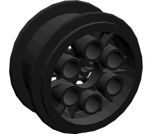 LEGO Black Wheel Rim Ø20 x 30 (6582)