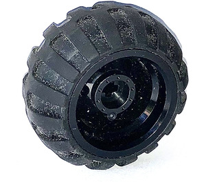 LEGO Black Wheel Rim Ø30 x 20 with No Pinholes, with Reinforced Rim with Tire Balloon Wide Ø43 X 26