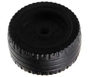 LEGO Black Wheel Rim Dia. 18 x 12 Stud with Black Tyre low profile 24x12