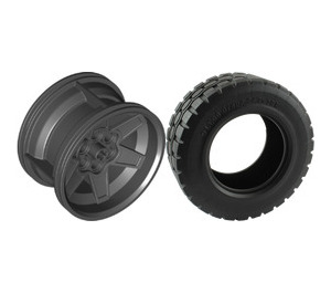 LEGO Schwarz Rad mit Reifen