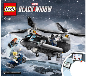 LEGO Black Widow's Helicopter Chase Set 76162 Instructions