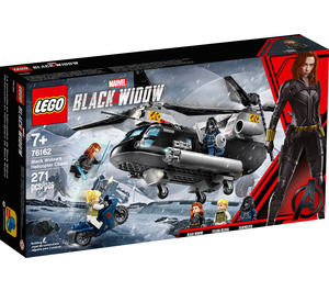 LEGO Zwart Widow's Helicopter Chase 76162 Packaging