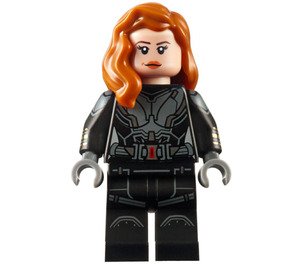 LEGO Black Widow with Mid-Length Hair and Printed Arms Minifigure