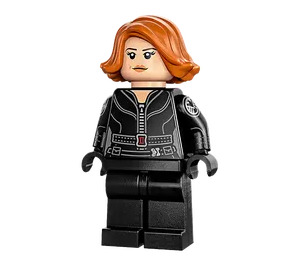 LEGO Negro Widow con Cabello corto y Plano Piernas Minifigura